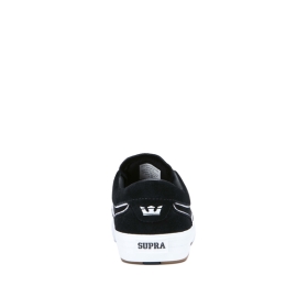 Supra HAMMER VTG Lave Sneakers Dame Svart/Hvite | NO-13808